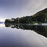 Buy canvas prints of Ullswater Pre-Sunrise by David Lewins (LRPS)