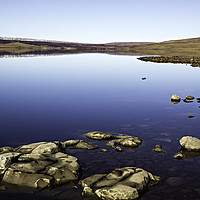 Buy canvas prints of Cow Green Reservoir by David Lewins (LRPS)