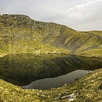 Buy canvas prints of Scales Tarn - Blencathra by David Lewins (LRPS)