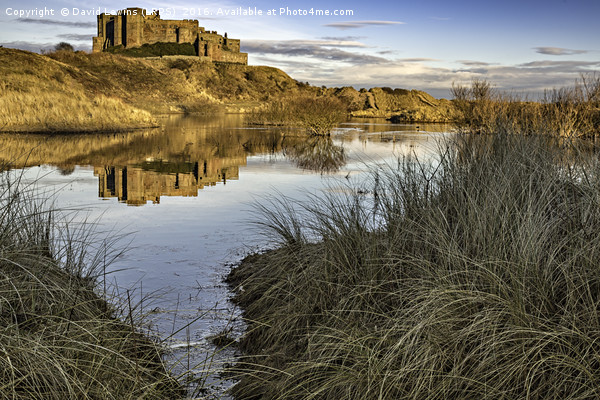Bamburgh Castle Picture Board by David Lewins (LRPS)