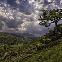 Buy canvas prints of Coming Storm - College Valley, Northumberland by David Lewins (LRPS)