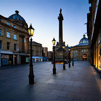 Buy canvas prints of Grey Street - Newcastle by David Lewins (LRPS)