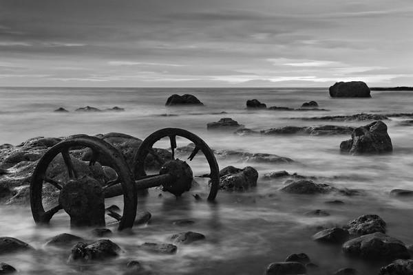 Old Wheels Seaham Picture Board by David Lewins (LRPS)