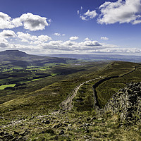 Buy canvas prints of View to Ingleton by David Lewins (LRPS)