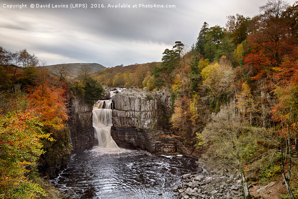 Autumnal High Force Picture Board by David Lewins (LRPS)
