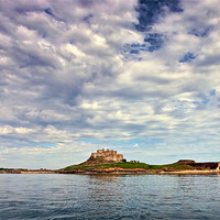 Buy canvas prints of Lindisfarne Castle, Holy Island, Northumberland by David Lewins (LRPS)