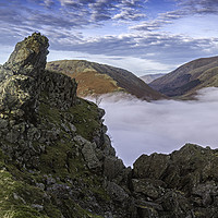 Buy canvas prints of The Howitzer Helm Crag by David Lewins (LRPS)