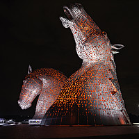Buy canvas prints of The Kelpies by David Lewins (LRPS)