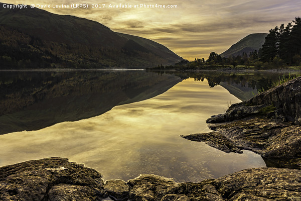 Thirlmere Sunrise Picture Board by David Lewins (LRPS)