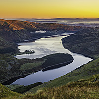 Buy canvas prints of Thirlmere Sunrise by David Lewins (LRPS)