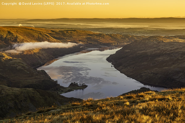 Early Morning Sun, Thirlmere Picture Board by David Lewins (LRPS)