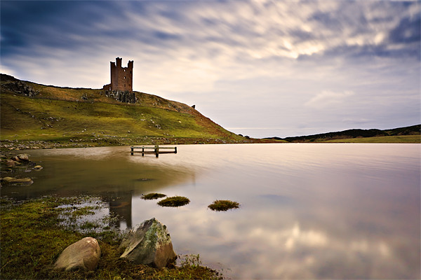 Dunstanburgh Castle Northumberland Picture Board by David Lewins (LRPS)