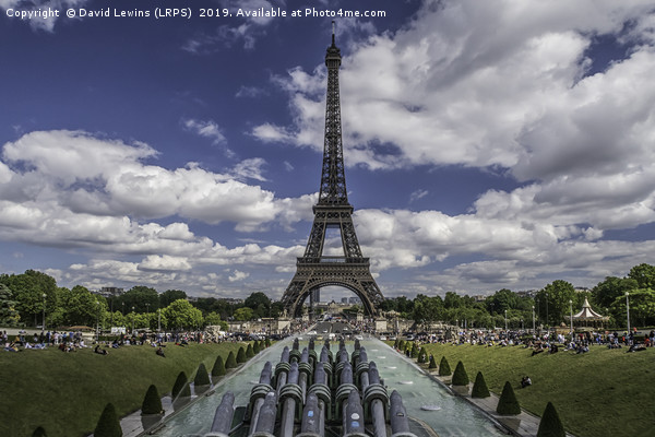 Eiffel Tower Picture Board by David Lewins (LRPS)