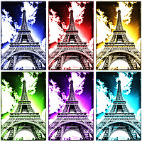 Buy canvas prints of Eiffel Tower by David Lewins (LRPS)