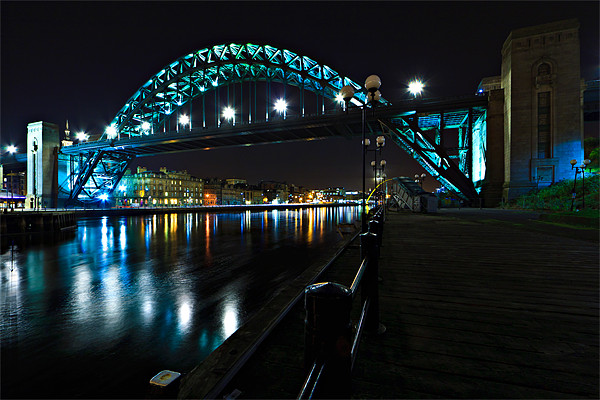The Tyne Bridge - Newcastle upon Tyne Picture Board by David Lewins (LRPS)