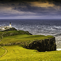 Buy canvas prints of Neist Point Lighthouse by David Lewins (LRPS)