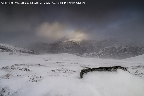 Stormy Morrone - Braemar Scotland Picture Board by David Lewins (LRPS)