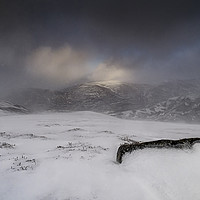 Buy canvas prints of Stormy Morrone - Braemar Scotland by David Lewins (LRPS)