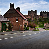 Buy canvas prints of Bamburgh Castle, Northumberland. UK by David Lewins (LRPS)