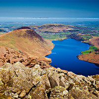 Buy canvas prints of Crummock Water, Cumbria by David Lewins (LRPS)