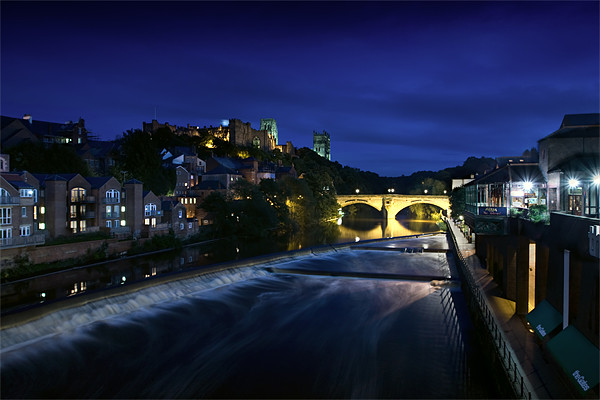 The River Wear - Durham City Picture Board by David Lewins (LRPS)