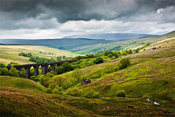 Dent Head Viaduct - North Yorkshire Dales Framed Print by David Lewins (LRPS)