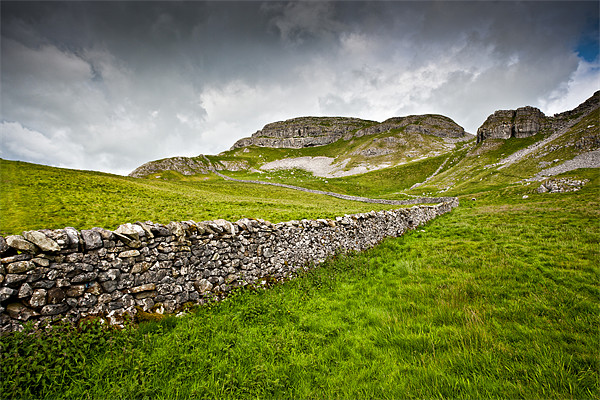 Attermire Scar, Yorkshire Dales Picture Board by David Lewins (LRPS)