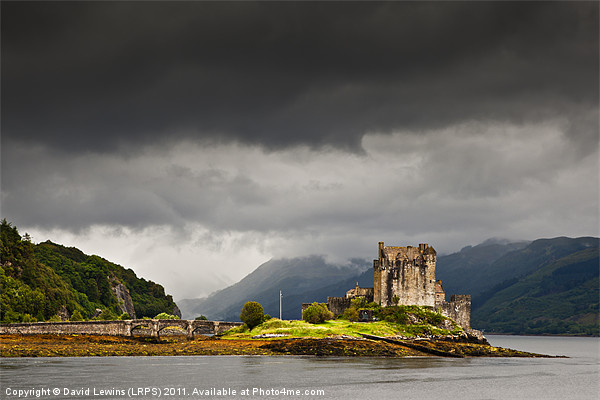 Eilean Donan Castle Picture Board by David Lewins (LRPS)