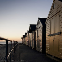 Buy canvas prints of Beach Huts, Cromer, Norfolk by Dave Turner
