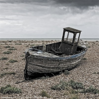 Buy canvas prints of Fishing Boat, Dungeness, Kent by Dave Turner