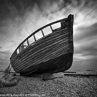 Buy canvas prints of Beached at Dungeness, Kent by Dave Turner