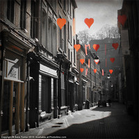 Buy canvas prints of Red Hearts in the Sun by Dave Turner