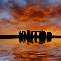 Buy canvas prints of Stonehenge by Dave Turner