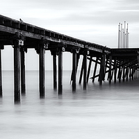 Buy canvas prints of Claremont Pier, Lowestoft by Dave Turner