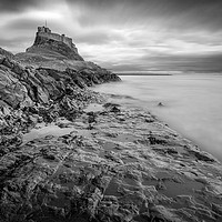 Buy canvas prints of Lindisfarne Castle, Ho;y Island, Northumberland by Dave Turner