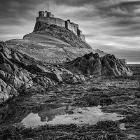 Buy canvas prints of Lindisfarne Castle, Holy Island, Northumberland by Dave Turner