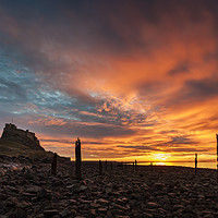 Buy canvas prints of Lindisfarne Castle, Holy Island by Dave Turner