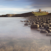 Buy canvas prints of Dunstanburgh Castle, Northumberland by Dave Turner