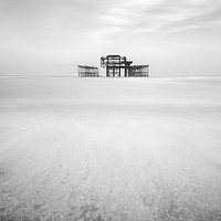 Buy canvas prints of West Pier Brighton by Dave Turner