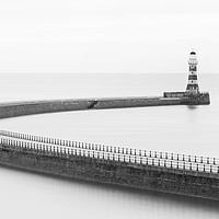 Buy canvas prints of Roker Pier, Sunderland by Dave Turner