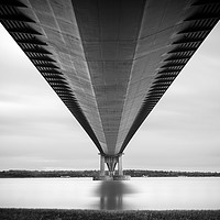 Buy canvas prints of Humber Bridge, Lincolnshire by Dave Turner