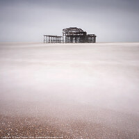 Buy canvas prints of Brighton West Pier by Dave Turner