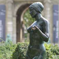 Buy canvas prints of Garden Statue: Jardin des Tuileries by Andrea Guidera