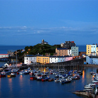 Buy canvas prints of Tenby Harbour-Pembrokeshire-Wales. by paulette hurley