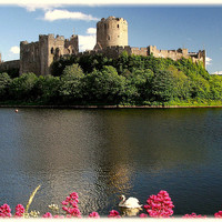 Buy canvas prints of Pembroke Castle.Wales. by paulette hurley