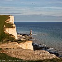Buy canvas prints of Beachy Head Lighthouse by Gill Allcock