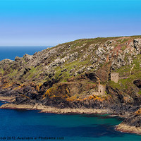Buy canvas prints of Crowns Mine, Botallack, Cornwall by Gill Allcock