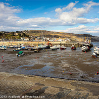 Buy canvas prints of The Cobb, Lyme Regis by Gill Allcock