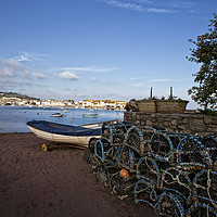 Buy canvas prints of Lobster Pots Galore by Gill Allcock
