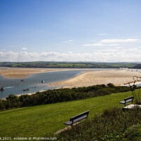 Buy canvas prints of Padstow Hill View by Gill Allcock